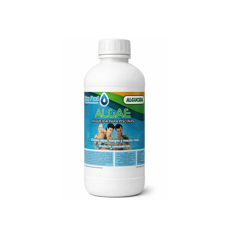 ALGUICIDA 1 LITRO PARA PISCINAS Y SPA ALGAE POOL *SEA POOL*