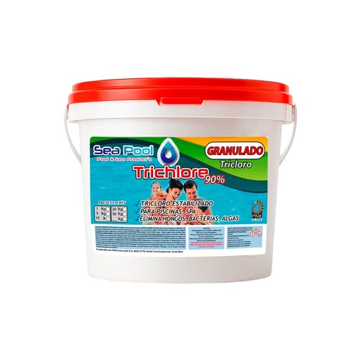 [31003176] TRICHLORE PLUS 90%, 4 KG TABLETAS PARA PISCINAS Y SPA *SEA POOL*