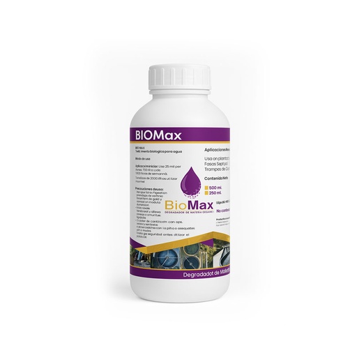 [41004000] BIO MAX Degrador de Materia Orgánica 250 ml